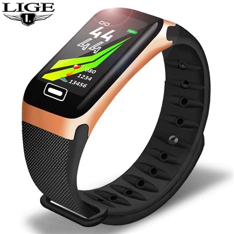 Lige New Smart Watch Men Women Heart Rate Blood Pressure Pedometer Ip67
