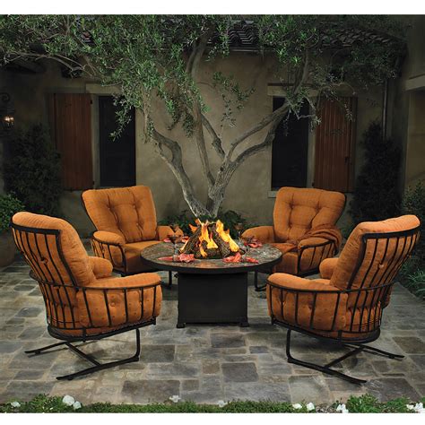 Ow Lee Warehouse Clearance Monterra Fire Table Set Ow Monterra Wh1