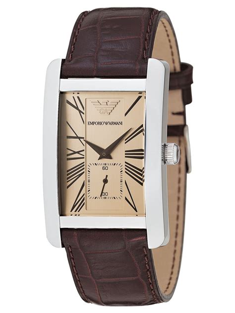 emporio armani classic leather strap watch review compare prices buy online