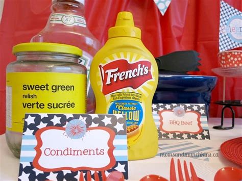 July 4th Party Ideas & Printables - Moms & Munchkins