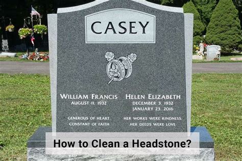How to clean marble headstones. How to Clean a Headstone Including Granite Headstones ...