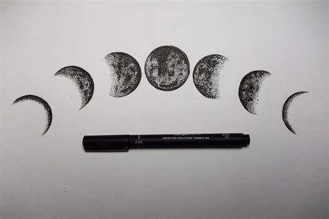 Moon Phases Drawing Tumblr At Explore Collection