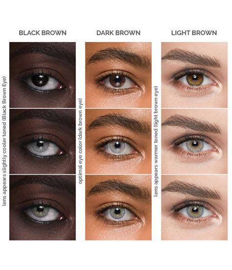 Contacts Colors For Brown Eyes Petals In