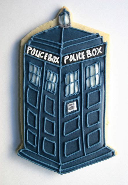 Tardis Tardis Cookie Decorating Doctor Who