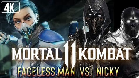 Mortal Kombat 11 Nlbc 164 Faceless Man Frost Vs Nicky Noob Saibot