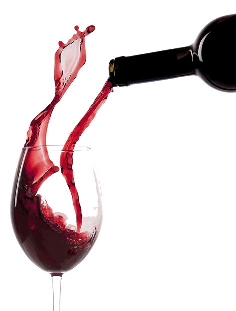 Pouring Red Wine Glass Transparent PNG StickPNG