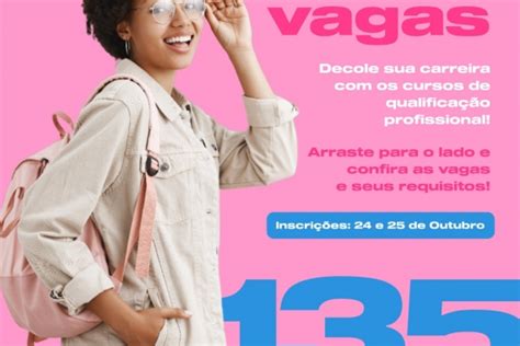 Semtas Abre Vagas Para Cursos Gratuitos De Qualifica O Profissional