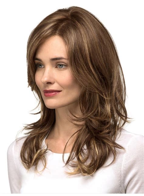 Long Wavy Monofilament Lace Front Layered Heat Friendly Synthetic