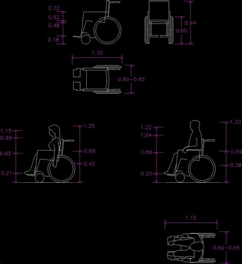 Wheelchair Symbol Cad Block