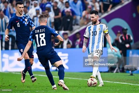 Lionel Messi Of Argentina During The Fifa World Cup 2022 Semi Final