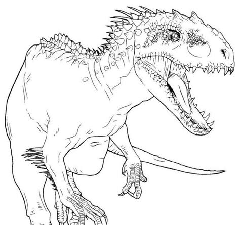 Indoraptor Dinosaur Coloring Pages ~ Ethel Bailey Blog's