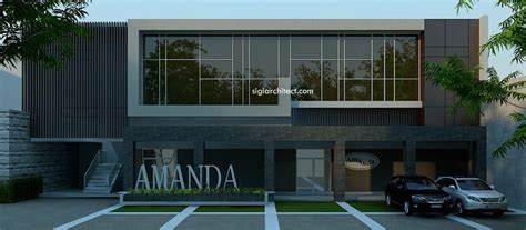 Desain Perkantoran Minimalis 2 Lantai, Arsitektur Modern