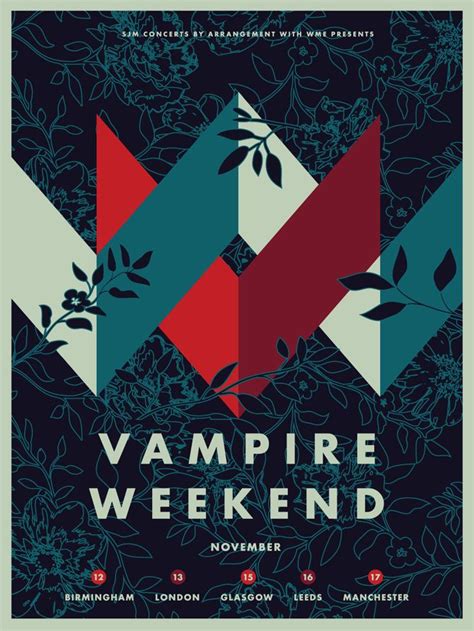 There's a problem loading this menu right now. Vampire Weekend - UK 2013 - Aaron Gresham // Creative ...