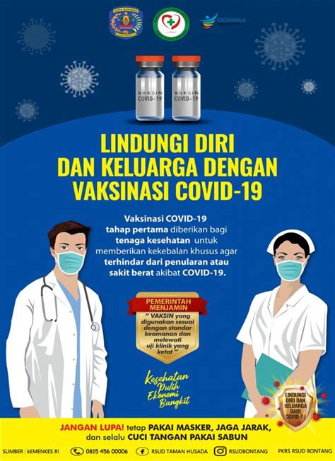 Lindungi Diri dan Keluarga Dengan Vaksin Covid-19 - RSUD Taman Husada Bontang