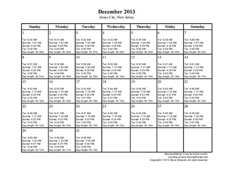 Sunrise Calendar Free Download Printable Calendar Templates