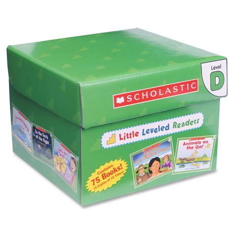 Scholastic Little Leveled Readers Level D Printed Book Box Set Printed