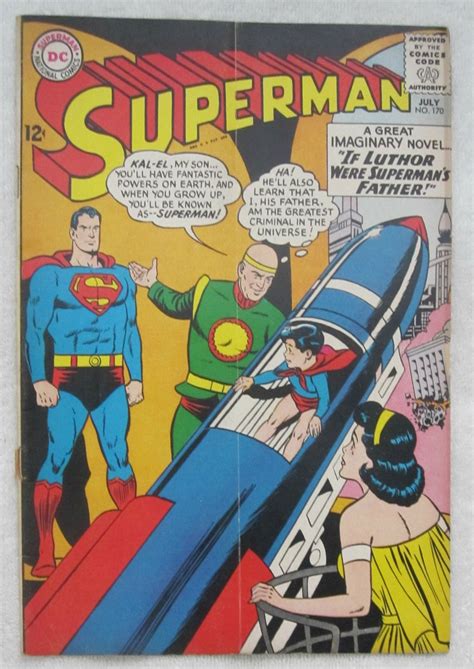 Superman 170 Jul 1964 Dc Good 20 Superman Comic Books Superman