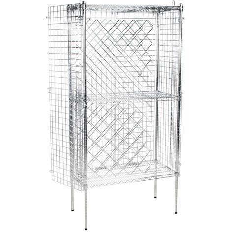 Wine display shelf wine rack, chrome wine rack wine glass rack holder single row hanging bar hanger shelf for glasses storage kitchen bar (color : Regency 18" x 36" Chromate Finish Wire Wine Rack Kit with ...