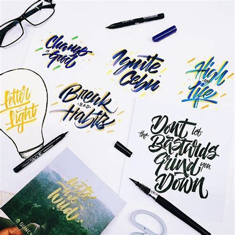 Gang Typography Letters Type Instagram Posts