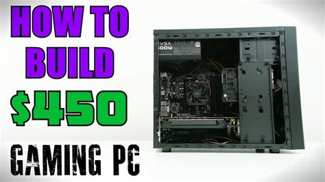 How To Build 450 Gaming Pc W Windows Install Funnydogtv