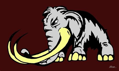 Mammoth Logo Colour By Jron Redbubble