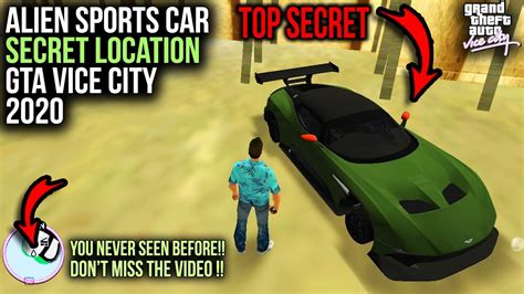 Alien Super Car Secret Location Gta Vice City Car Cheats Gta Vice