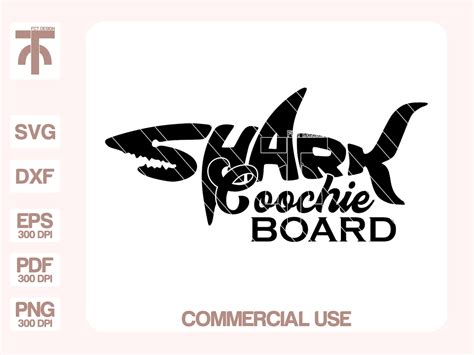 Shark Coochie Board Svg Shark Coochie Board Cut Files Shark Etsy Ireland