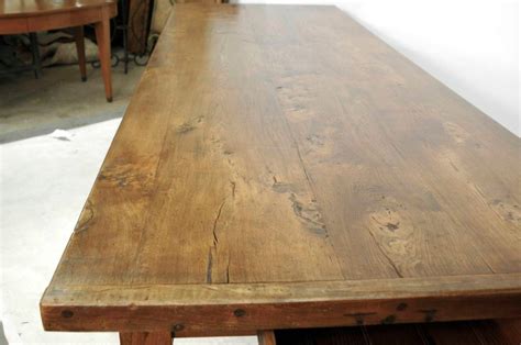 Modern dining table for home. English 20th Century 10 Foot Chestnut Dining Table at 1stdibs