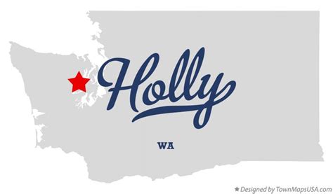 Map Of Holly Wa Washington