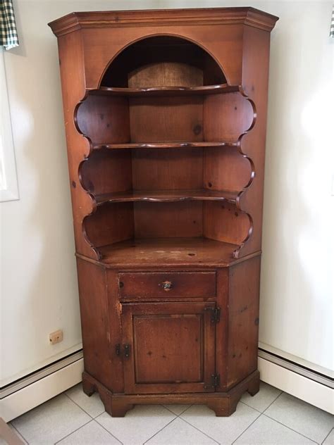 71'' h x 15.75'' w x 15.75'' d. Corner Hutch/shelves | eBay
