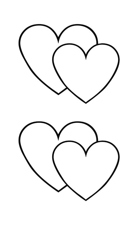 Cut Out Small Heart Template Best For Showing Love On Valentine Days