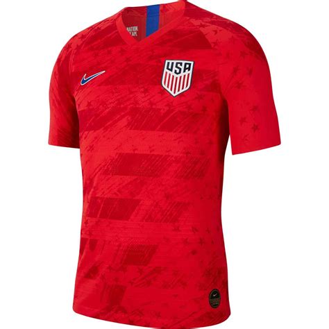 The jerseys also feature the words 1 nation and 1 team on the inside cuffs of the sleeve, with usa displayed on the neckline. 2019 Nike USMNT Away Match Jersey | US National Soccer ...