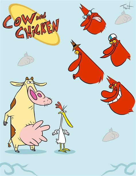 Cow And Chicken By Train8 On Deviantart