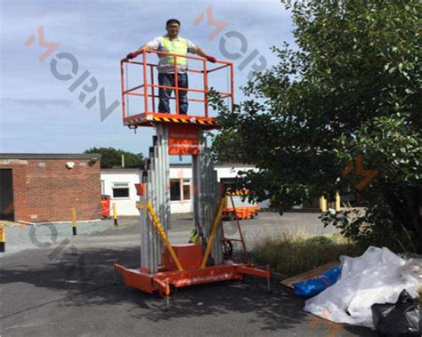 Feedback Photos Of 8m Mobile Vertical Lift From Uk Client