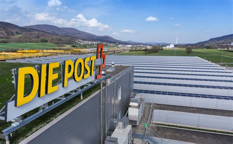 Er bekommt viel post von ihr. Briefzentrum Härkingen - Die Post