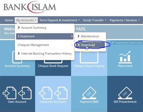 Masukkan kod bank penerima no. 3 Cara Mudah Dapatkan Penyata Akaun Bank Islam