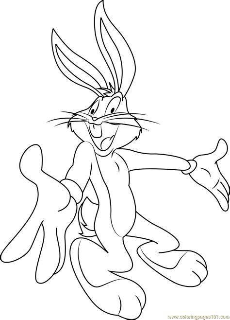 Bugs Bunny Coloring Sheets Printable Coloring Pages