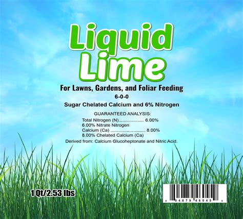 Liquid Lime For Lawn And Garden Natures Lawn And Garden