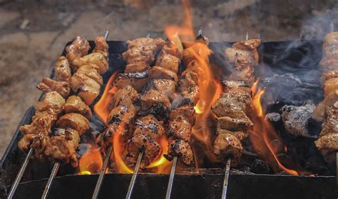 1920x1080px Free Download Hd Wallpaper Grilled Meats On Skewers