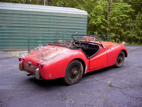 1957 Triumph Tr3 Small Mouth Roadster Restoration Project For Sale