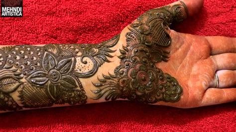 Learn Step By Step Bridal Intricate Henna Mehndi Design For Hand Full