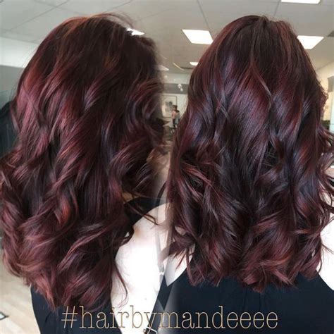 Brown and burgundy naturally work well together, provided you're using a shade of brown with strong red undertones. Burgundy brown hair color | Stylish hair colors, Burgundy ...