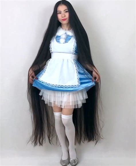 Video Rapunzel Maid Realrapunzels Long Hair Play Playing With