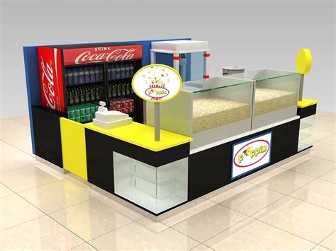 Maybe you would like to learn more about one of these? Revision design for popcorn kiosk with size | Food Kiosk ...