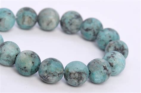 8mm Matte Light Blue Jade Beads Grade Aaa Natural Gemstone Etsy