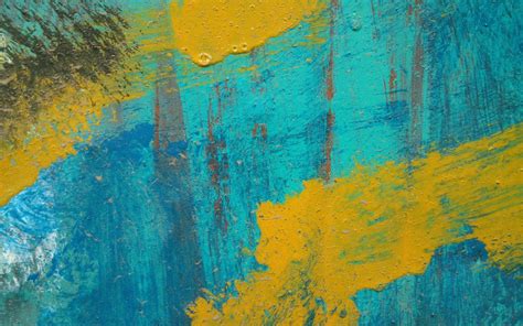 低価正規店 アートパネル Teal And Yellow Abstract Art Painting Iap 52781：プリティウーマン 最新作