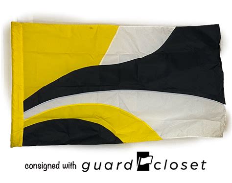 19 Blackwhiteyellow Flags Guardcloset