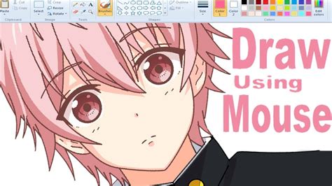 Anime is a popular animation and drawing style that originated in japan. How I Draw Anime using Mouse on MS Paint (｡ ‿ ｡) - YouTube