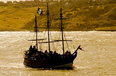 Pirate Ship At Sea Free Stock Photo Public Domain Pictures