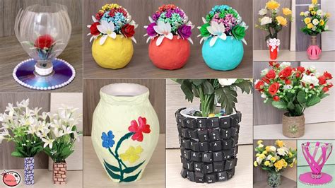 10 Best Out Of Waste Materials Craft Idea Diy Pots